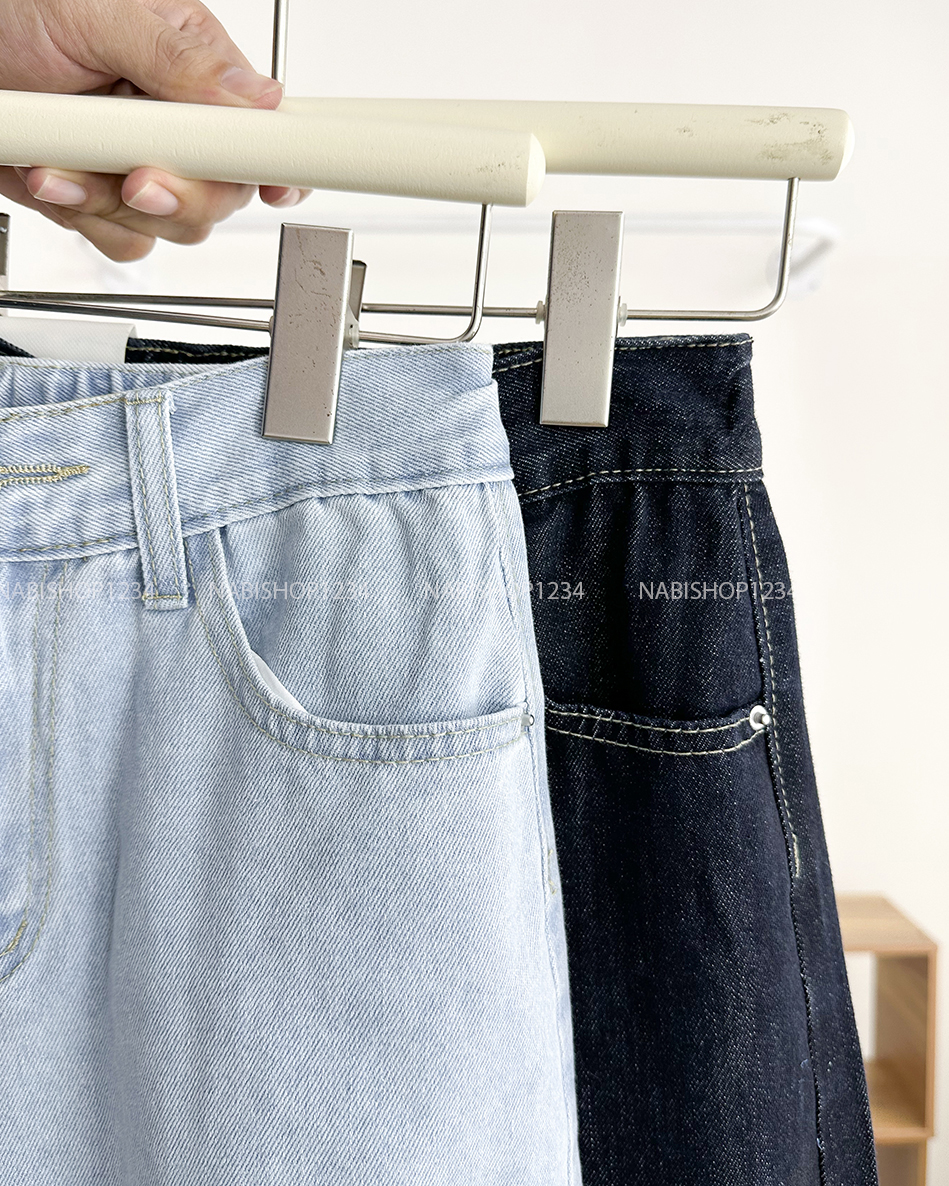 Quần Short Số 130-B 8212 Jean Viền Chỉ