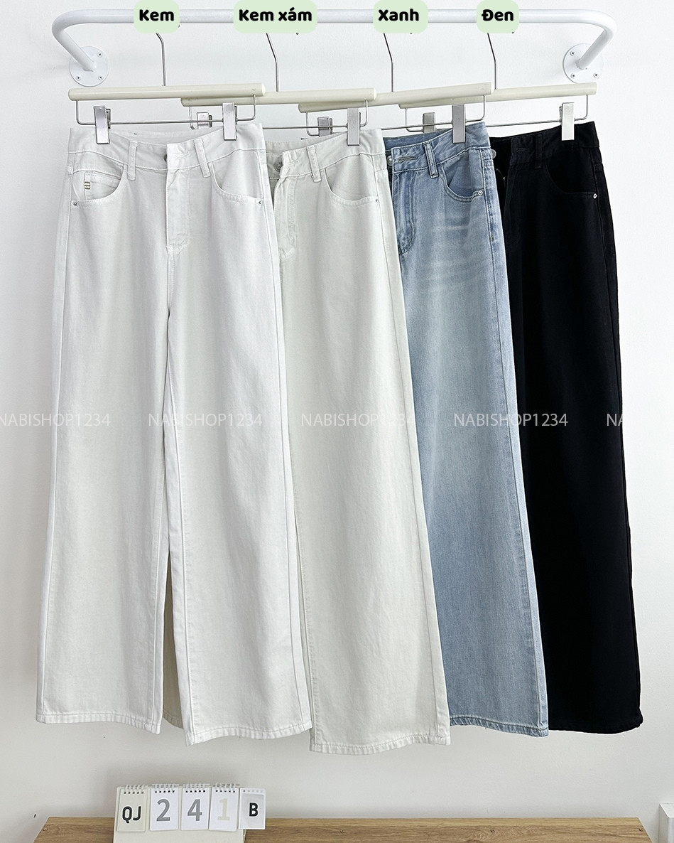Quần Jean Số 241-B 3929 OS Trơn