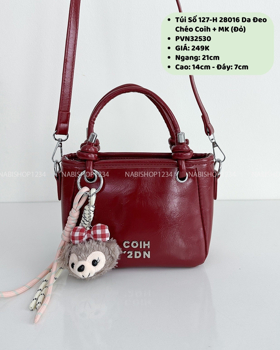 Túi Số 127-H 28016 Da Đeo Chéo Coih + MK