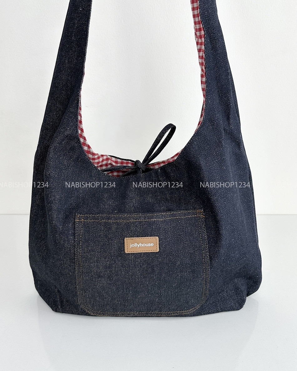 Túi Số 136-N Tote Denim 2 Mặt Jolly