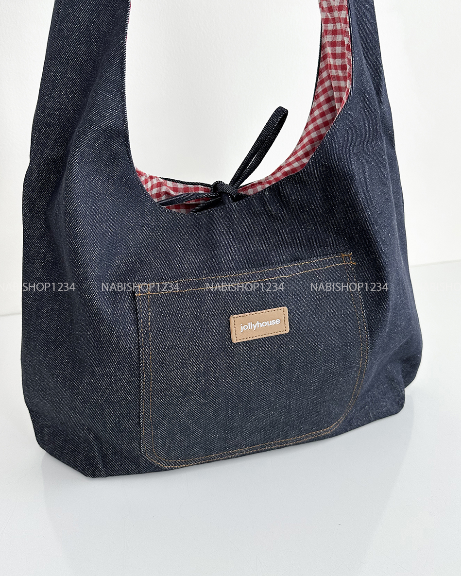 Túi Số 136-N Tote Denim 2 Mặt Jolly