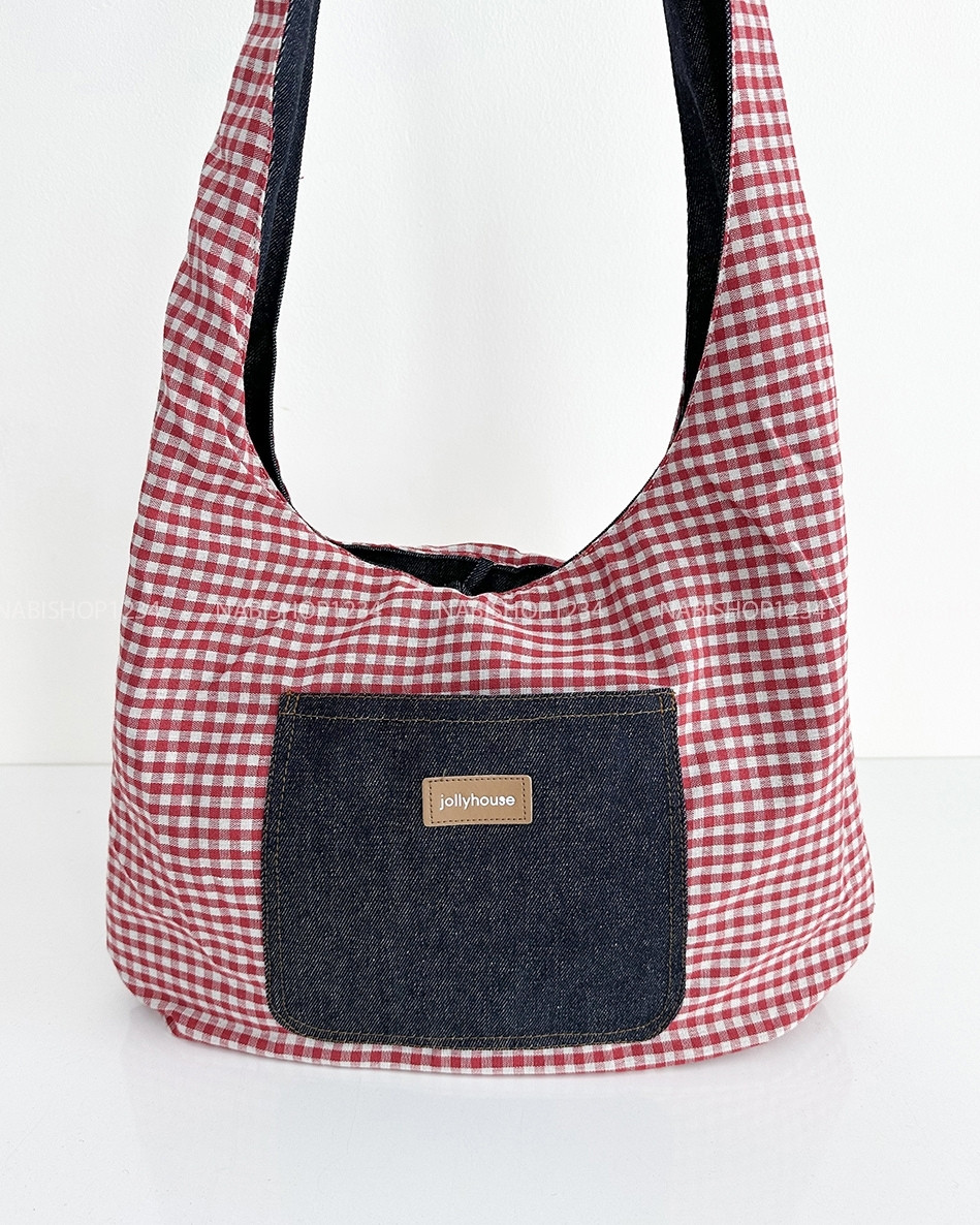 Túi Số 136-N Tote Denim 2 Mặt Jolly