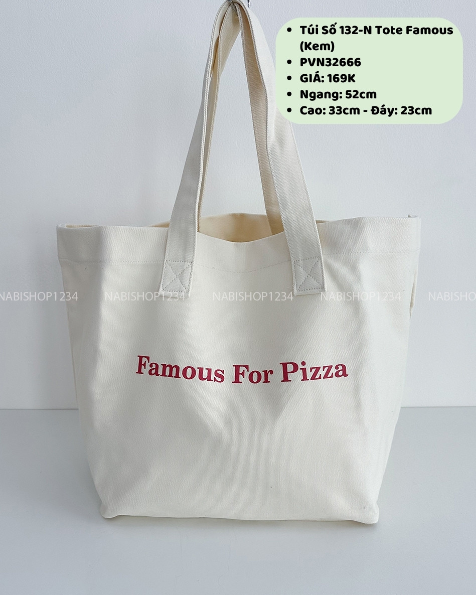 Túi Số 132-N Tote Famous