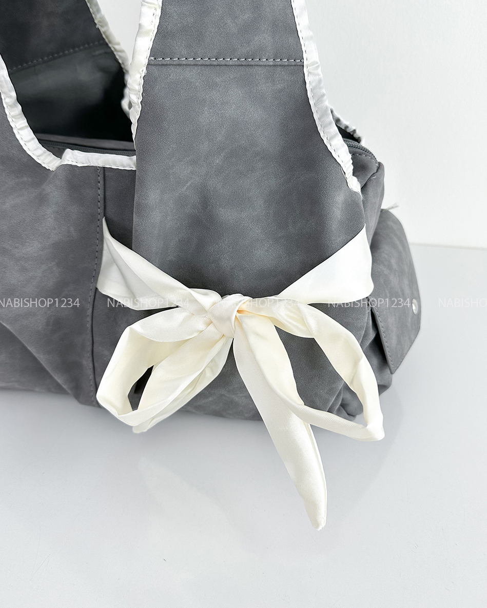 Túi Số 125-Y 016 Tote Da Buộc Nơ