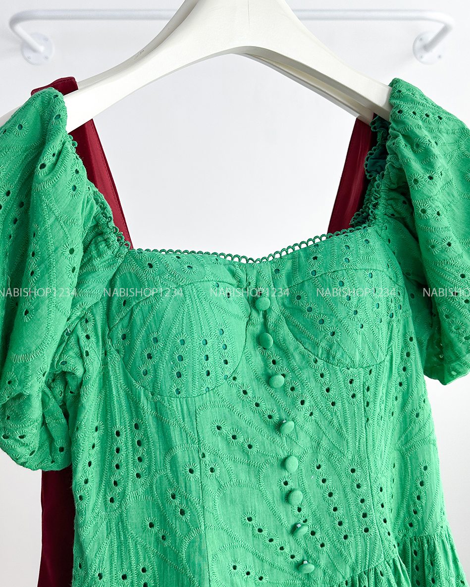 (S20%) Váy Số 58-X Nhung 2 Dây To Đính Đá 68/80