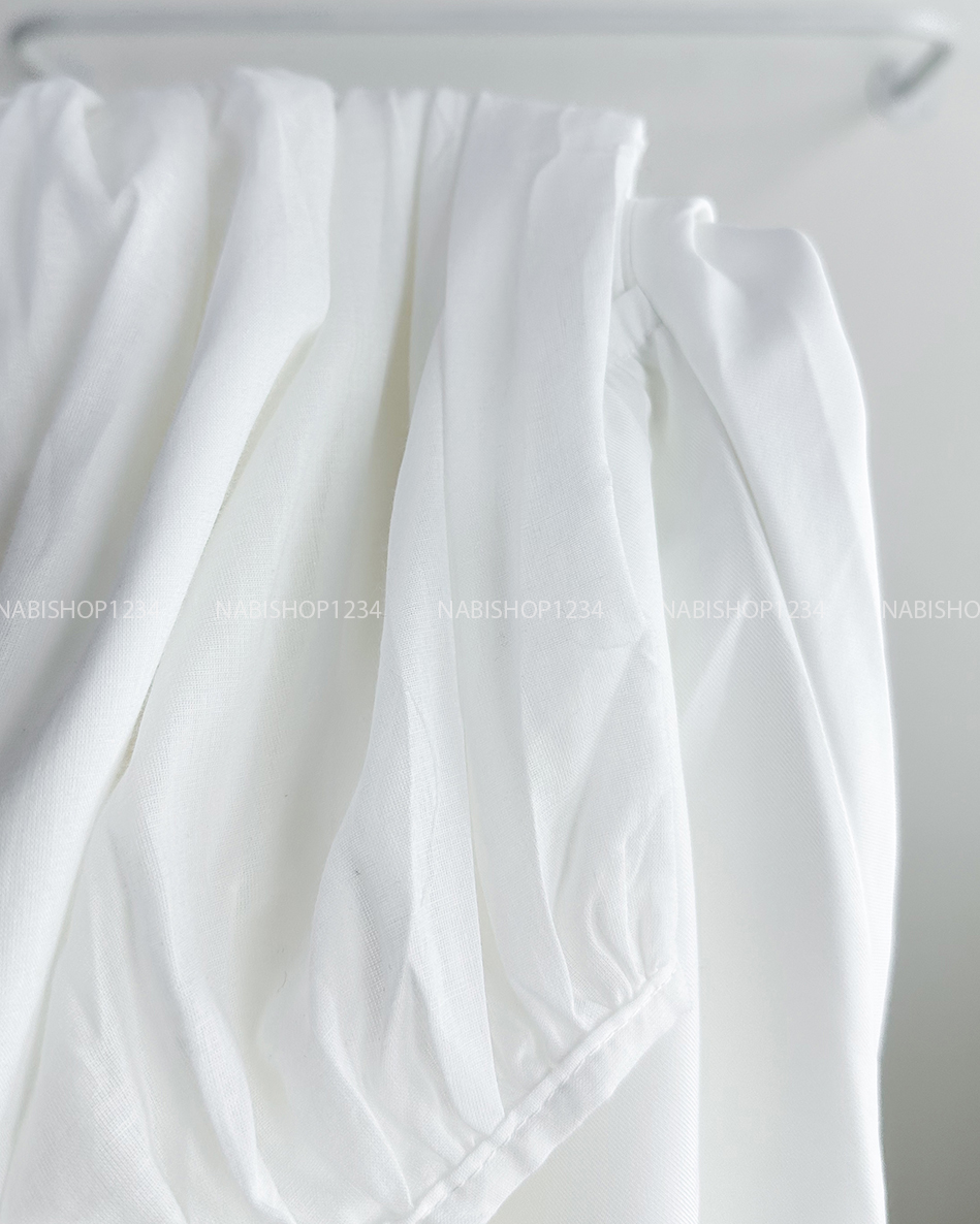 (S20%) Váy Số 43-X Bẹt Vai Thêu Hoa 66/65