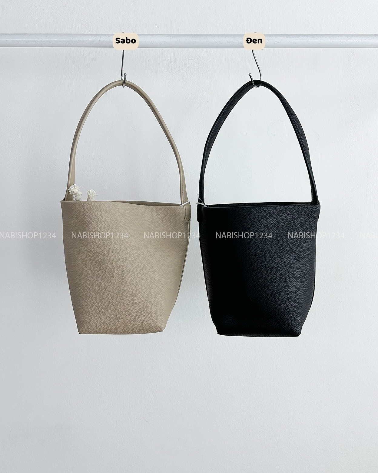 (S50%) Túi Số 7-F 8106 Da Kẹp Nách Kèm Túi 23/21/10