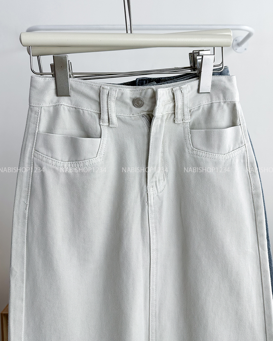 Chân Váy Số 268-B 5111 Dài Túi Kiểu 2 Đai