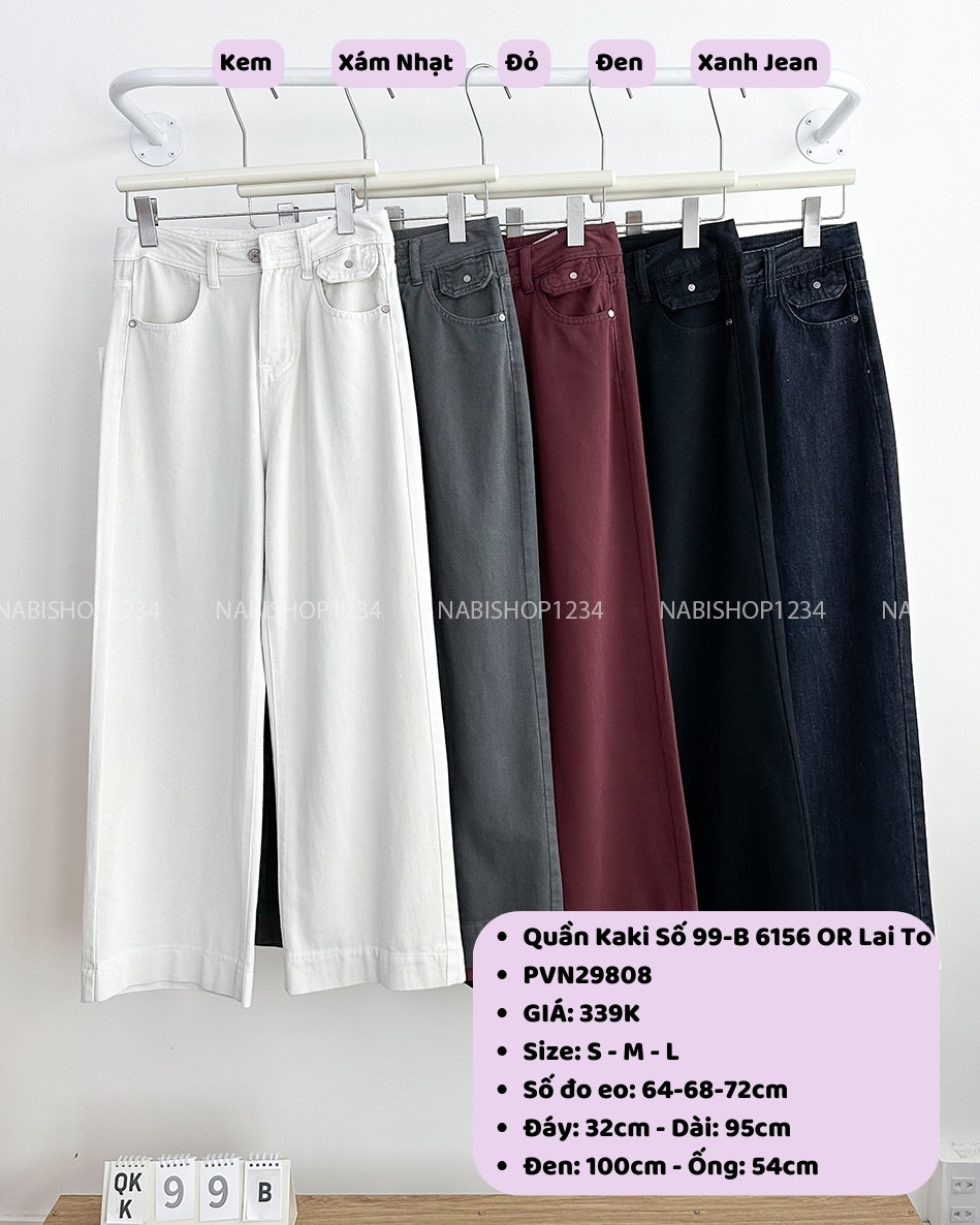 Quần Kaki Số 99-B 6156 OR Lai To