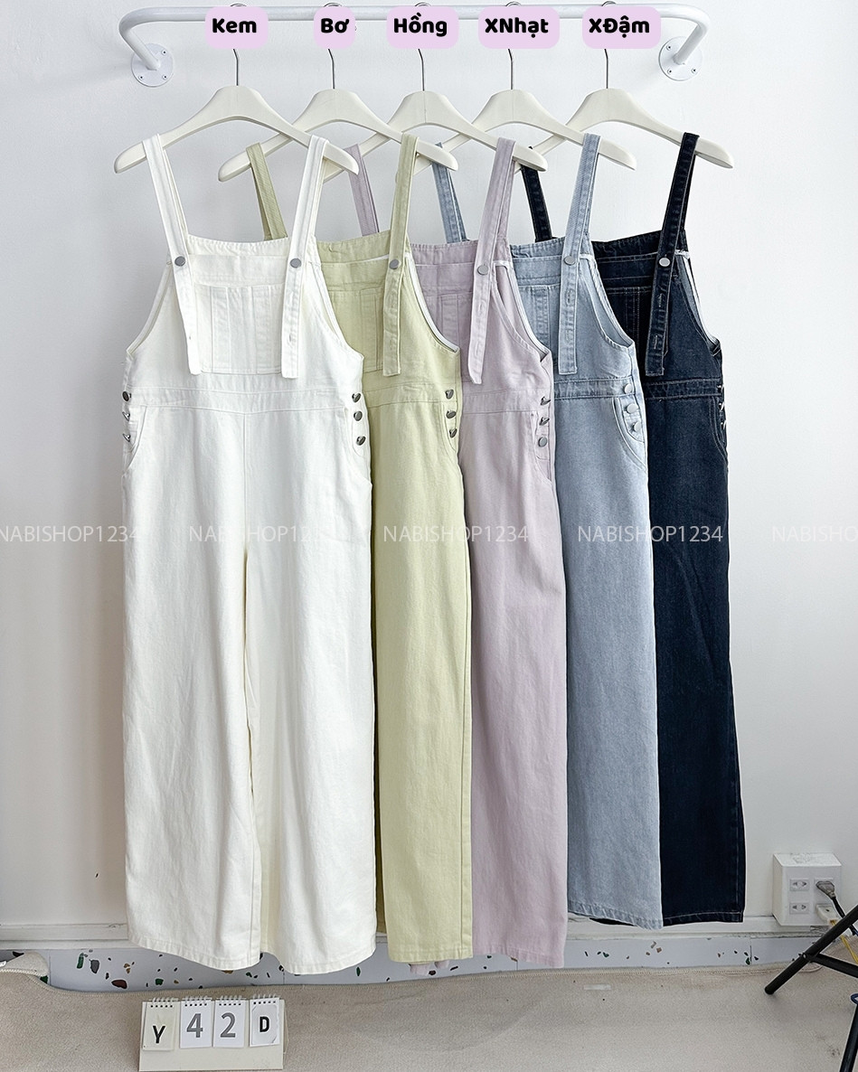 Yếm Số 42-D 6622 Quần Kaki Nút Hông
