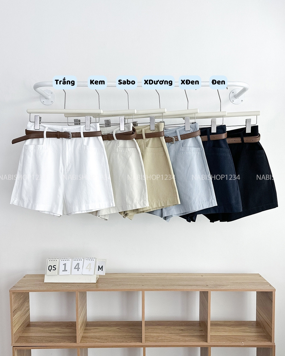 Quần Short Số 144-M 25036 Túi Kiểu + Nịt