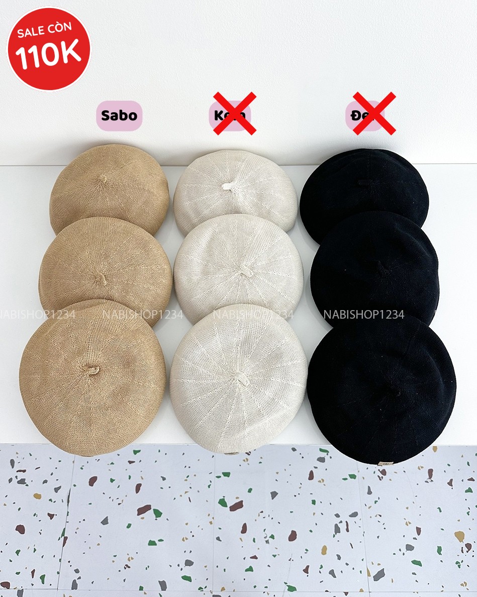 (S19K) Mũ Số 29-L Nồi Cối Khuy Tag