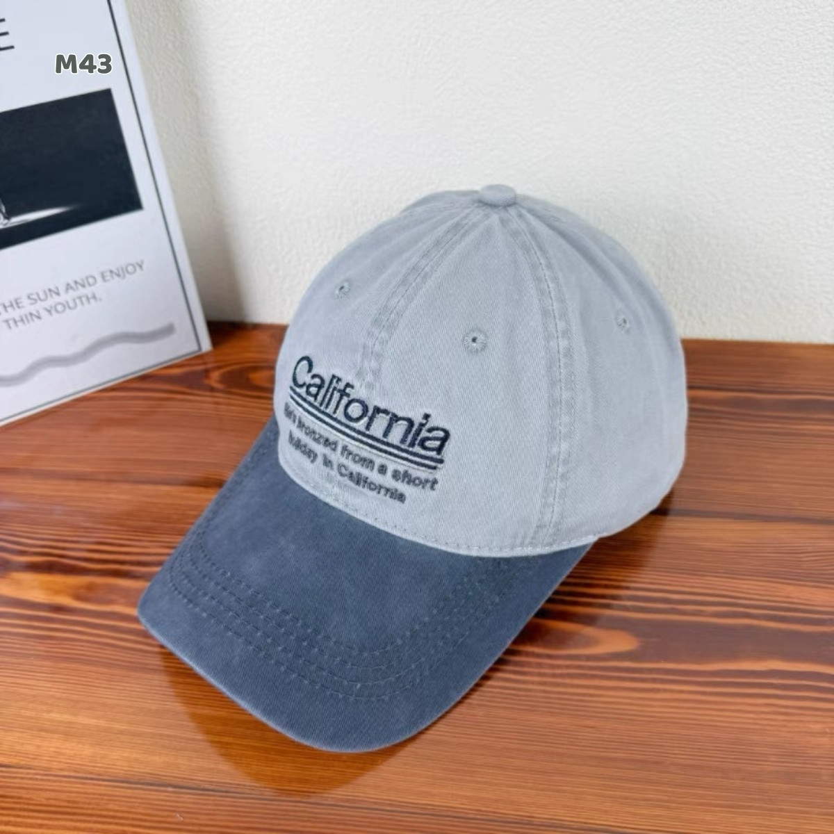 Mũ Số 43-L Lưỡi Trai California