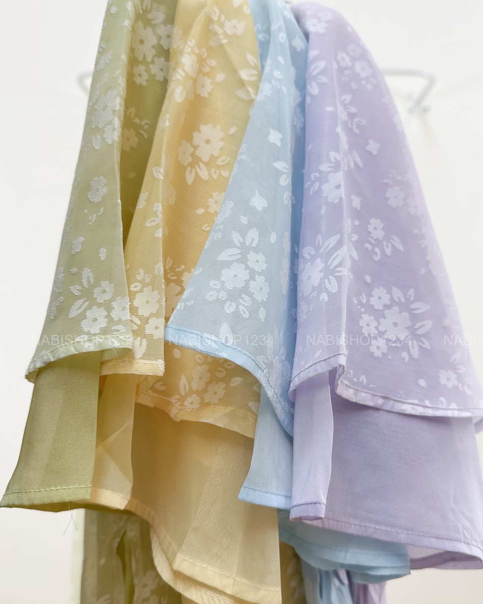 Áo Dài Số 26-D Tơ Hoa Buộc Nơ