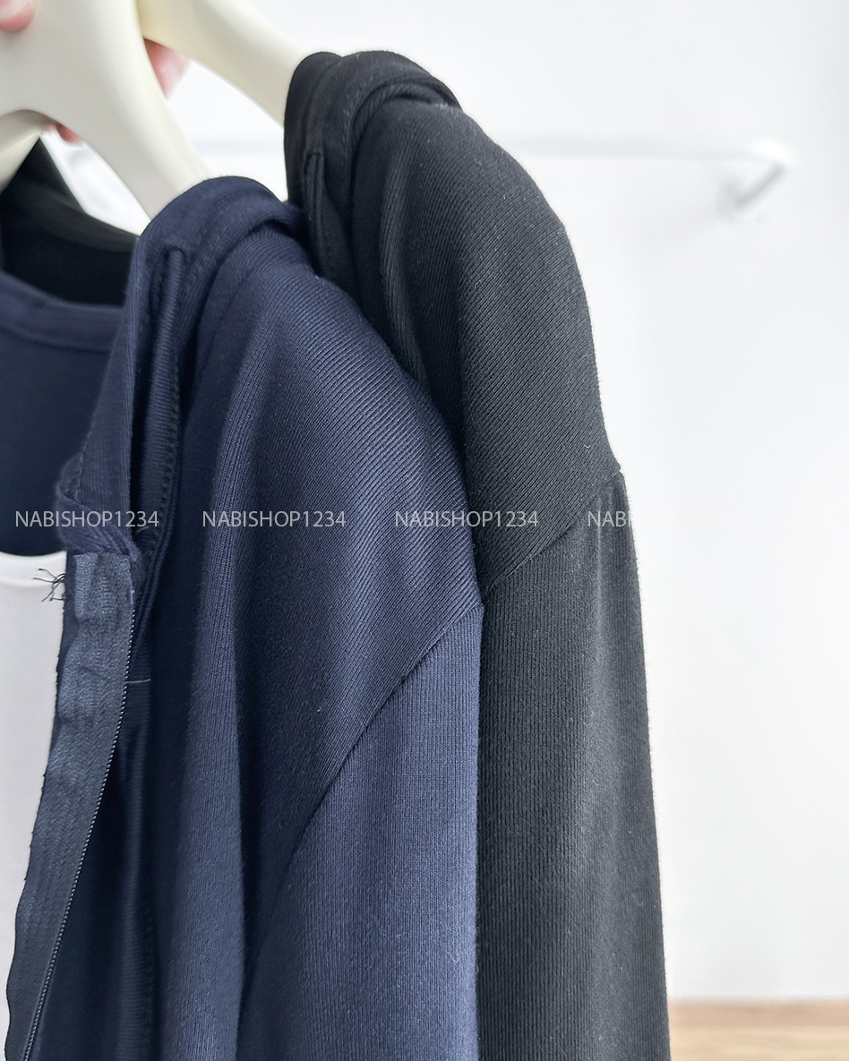 Áo Khoác Số 303-D 6617 Set Liền 3 Lỗ Nhún Eo