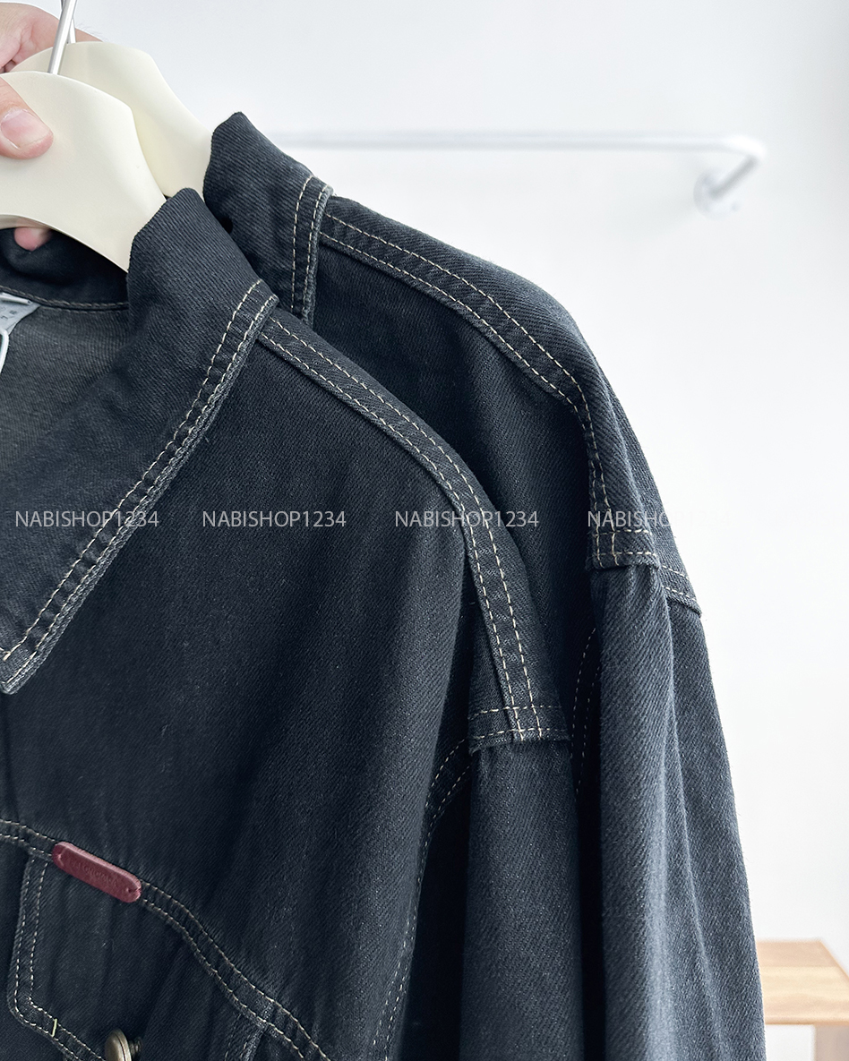 Áo Khoác Số 304-D 8908 Jean Viền Chỉ Tag