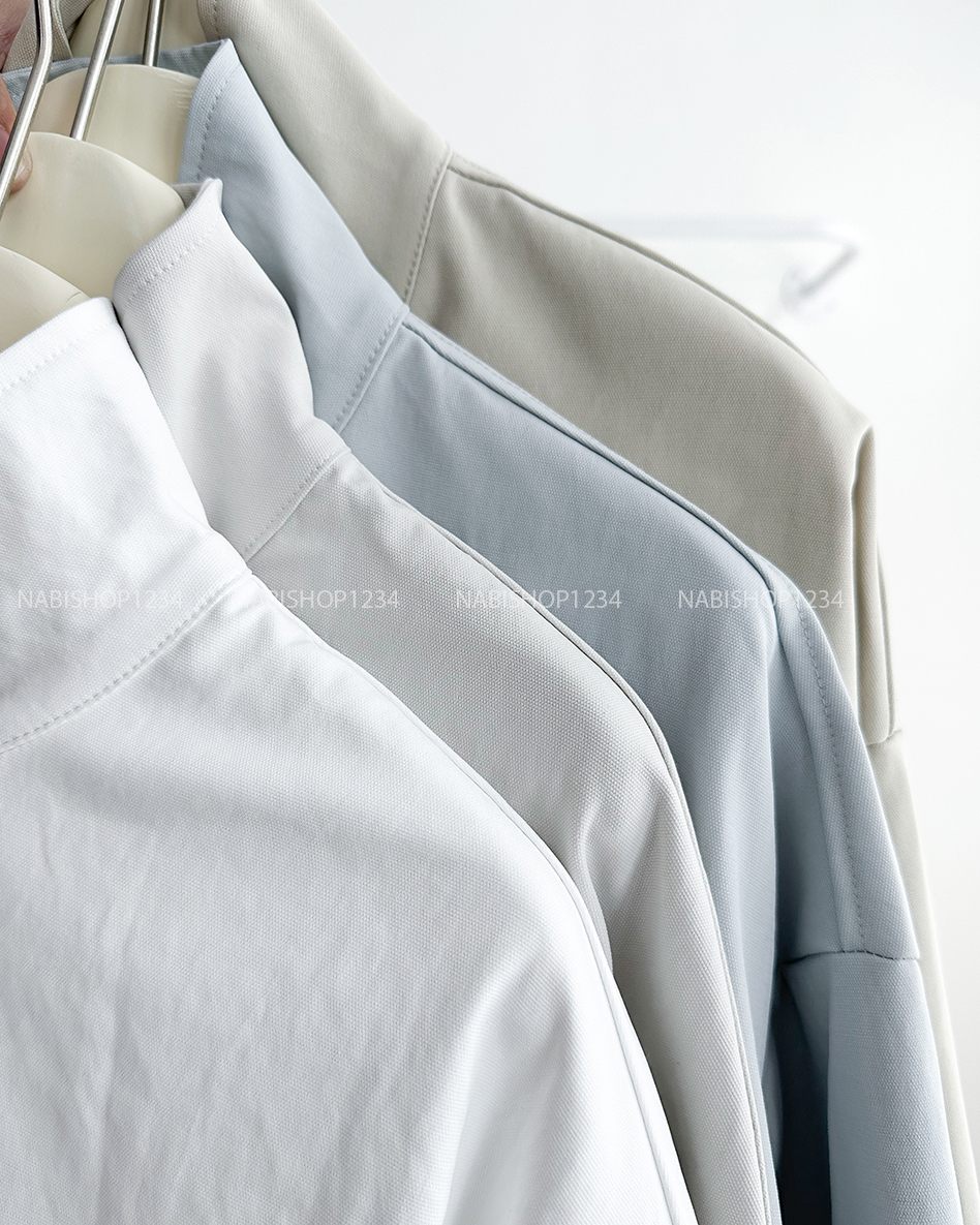 Áo Khoác Số 306-D 8532 Gió Trơn Lai Rút