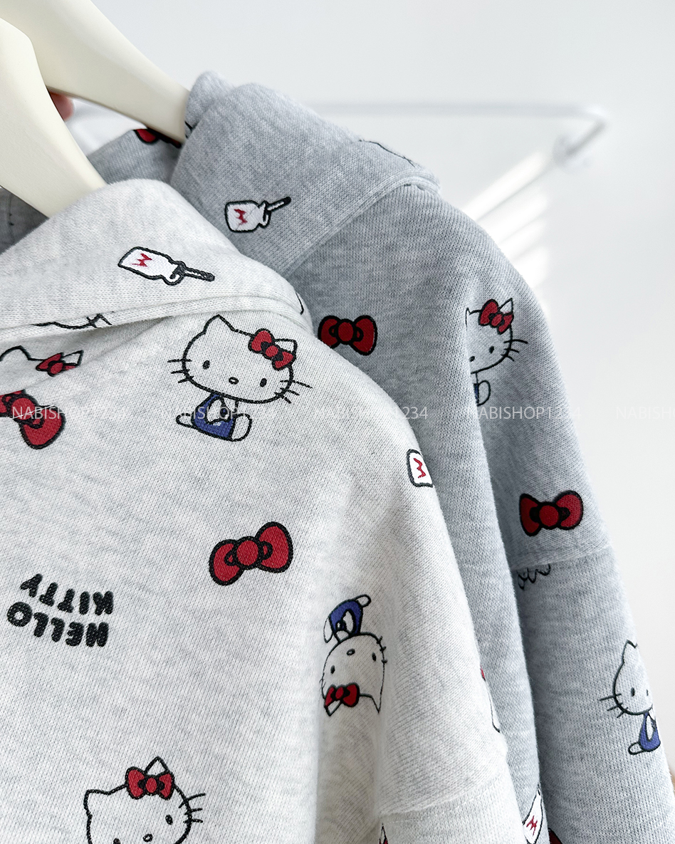 Áo Khoác Số 307-D 366 Hoodie Zip Kitty