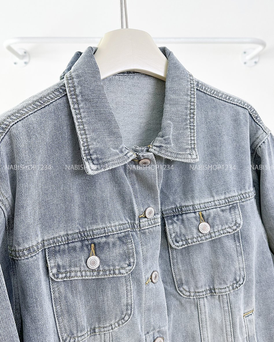 Áo Khoác Số 315-D 3301 Jean 2 Túi Nắp