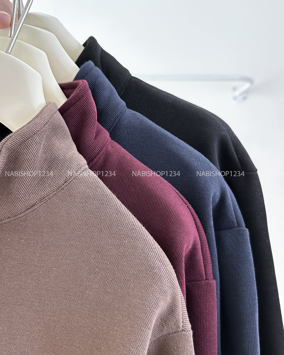 Áo Khoác Số 316-D 3760 Zip Lửng Trơn