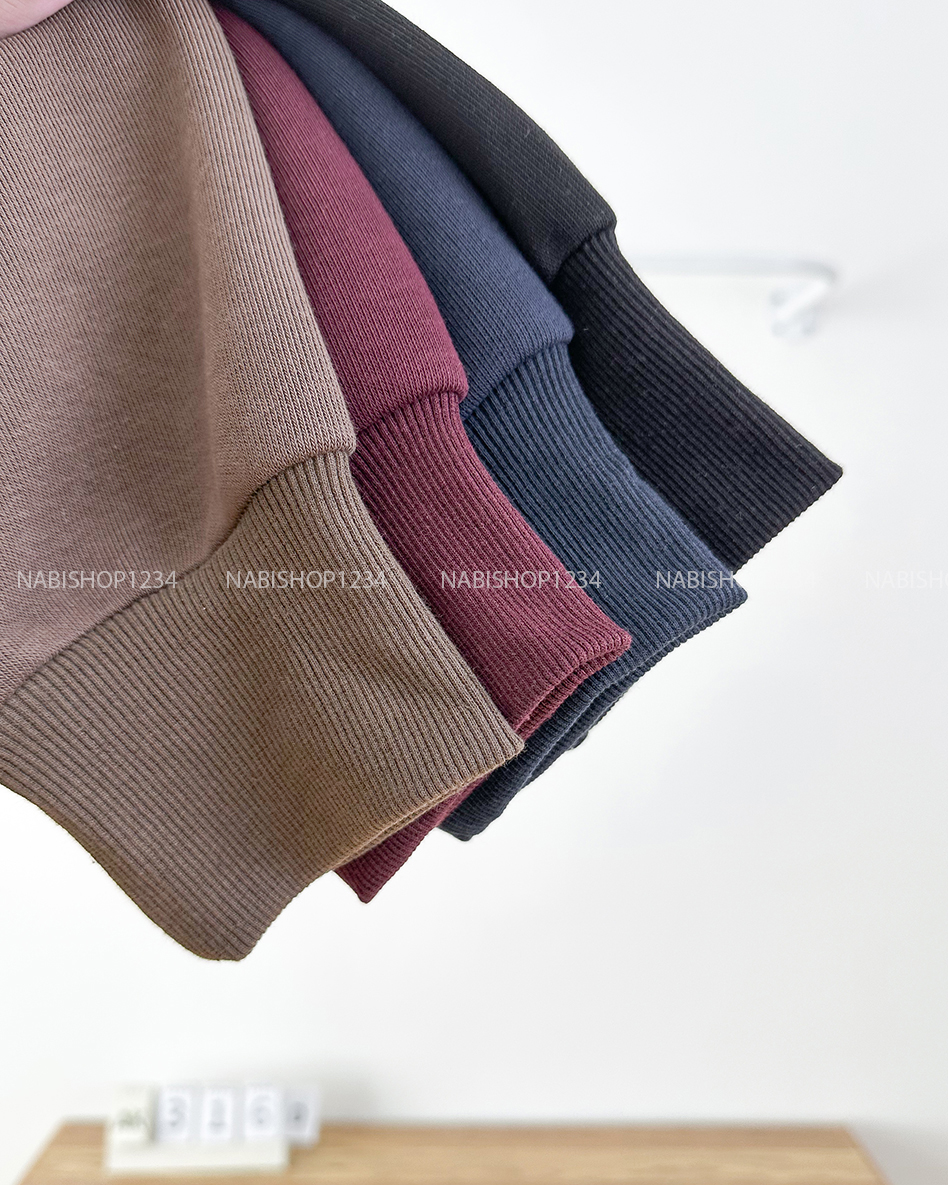 Áo Khoác Số 316-D 3760 Zip Lửng Trơn