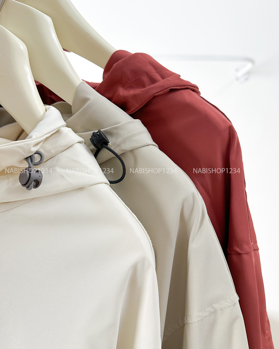 Áo Khoác Số 318-B 8375 Dù Oversize Broke