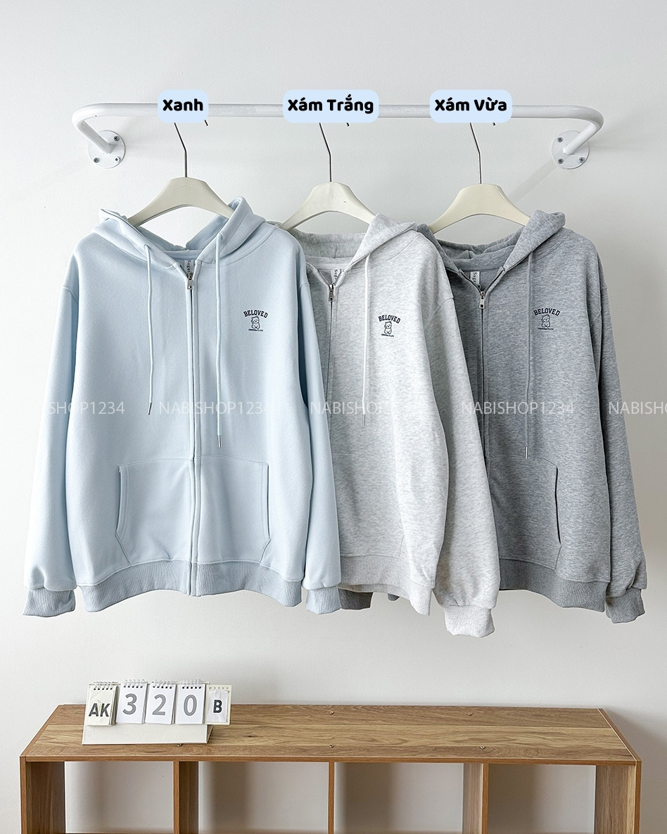 Áo Khoác Số 320-B 903 Zip BELOVED