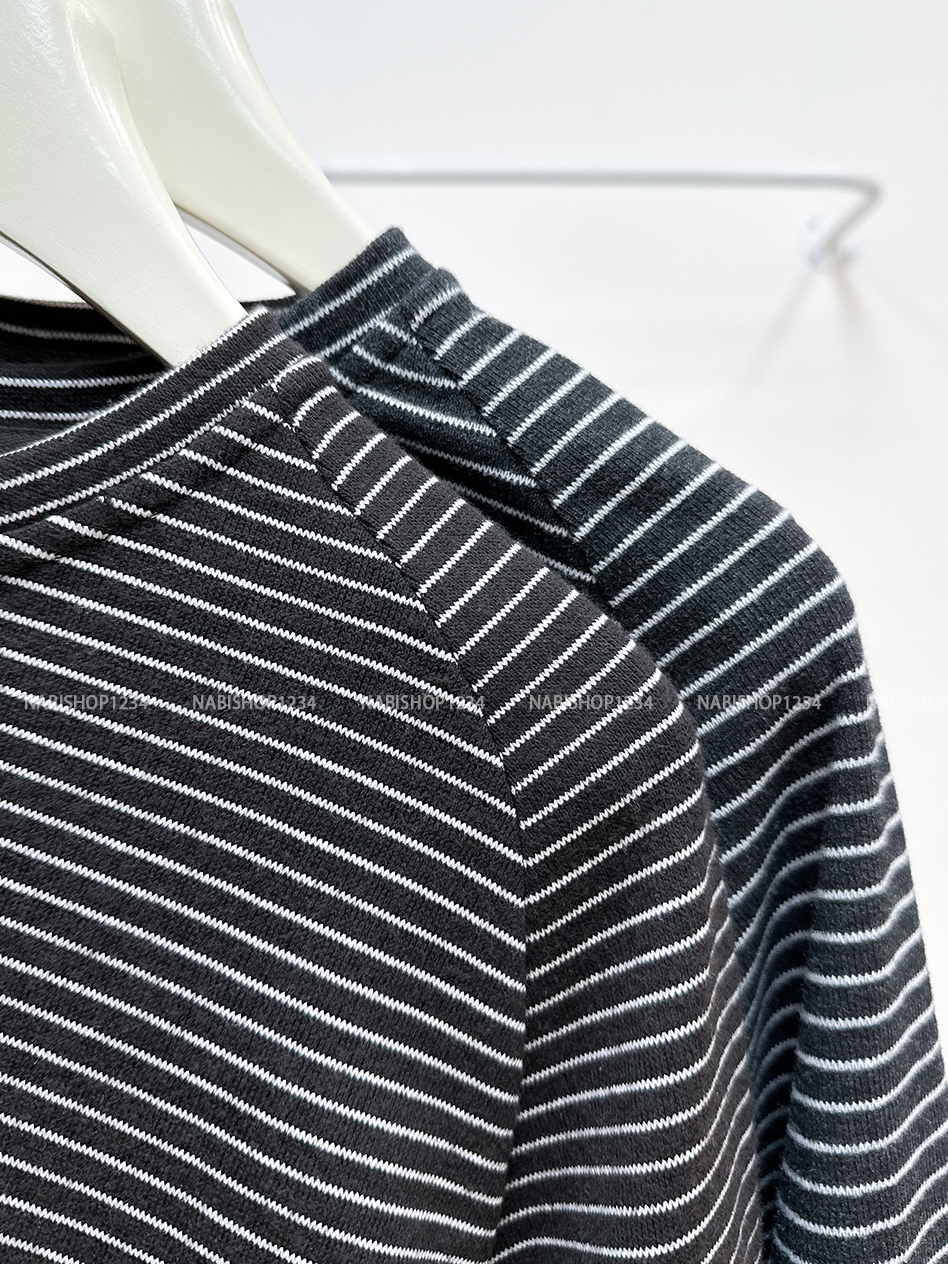 Áo Khoác Số 323-M 8567 Cardigan Kẻ Ngang