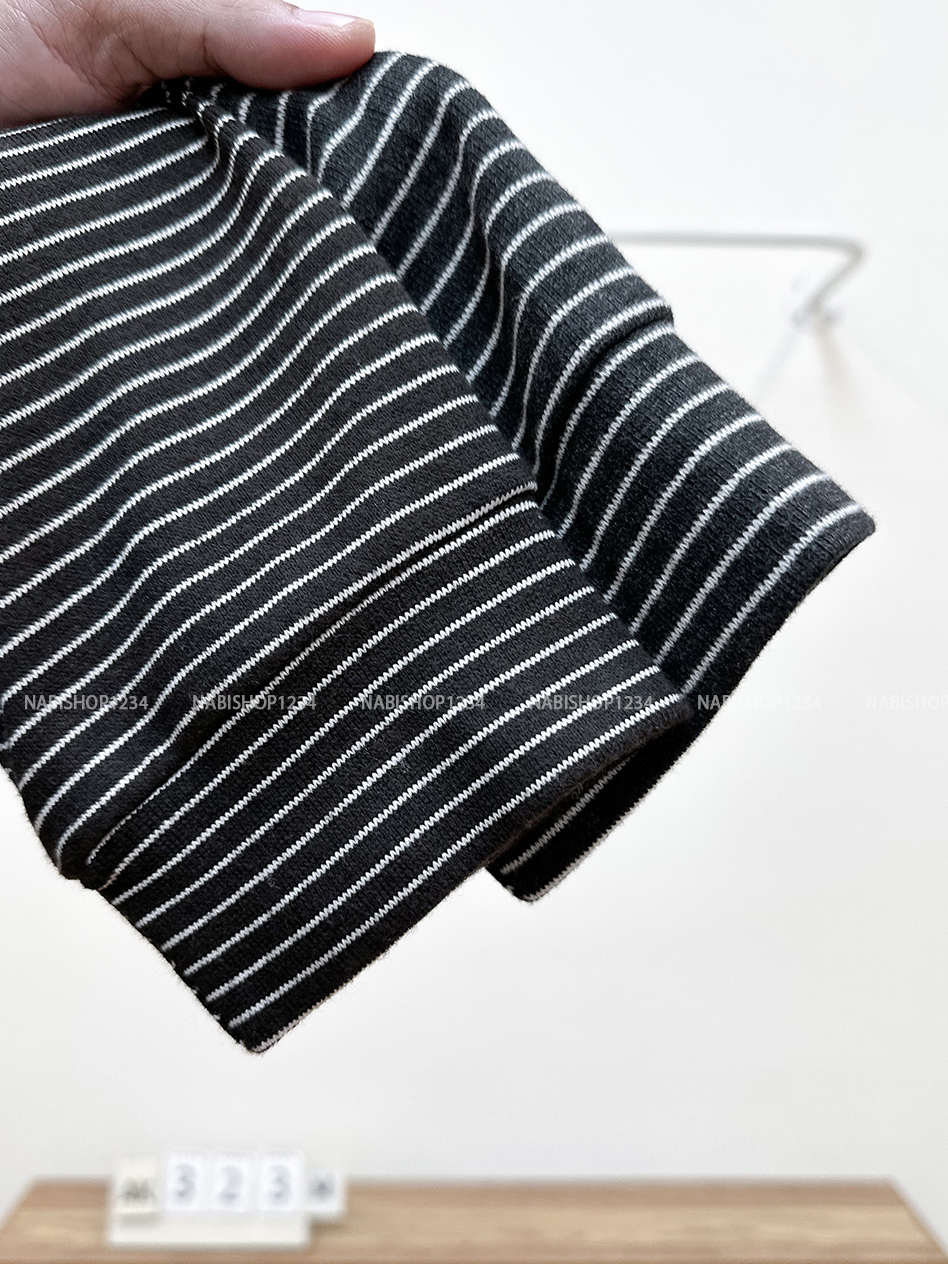 Áo Khoác Số 323-M 8567 Cardigan Kẻ Ngang