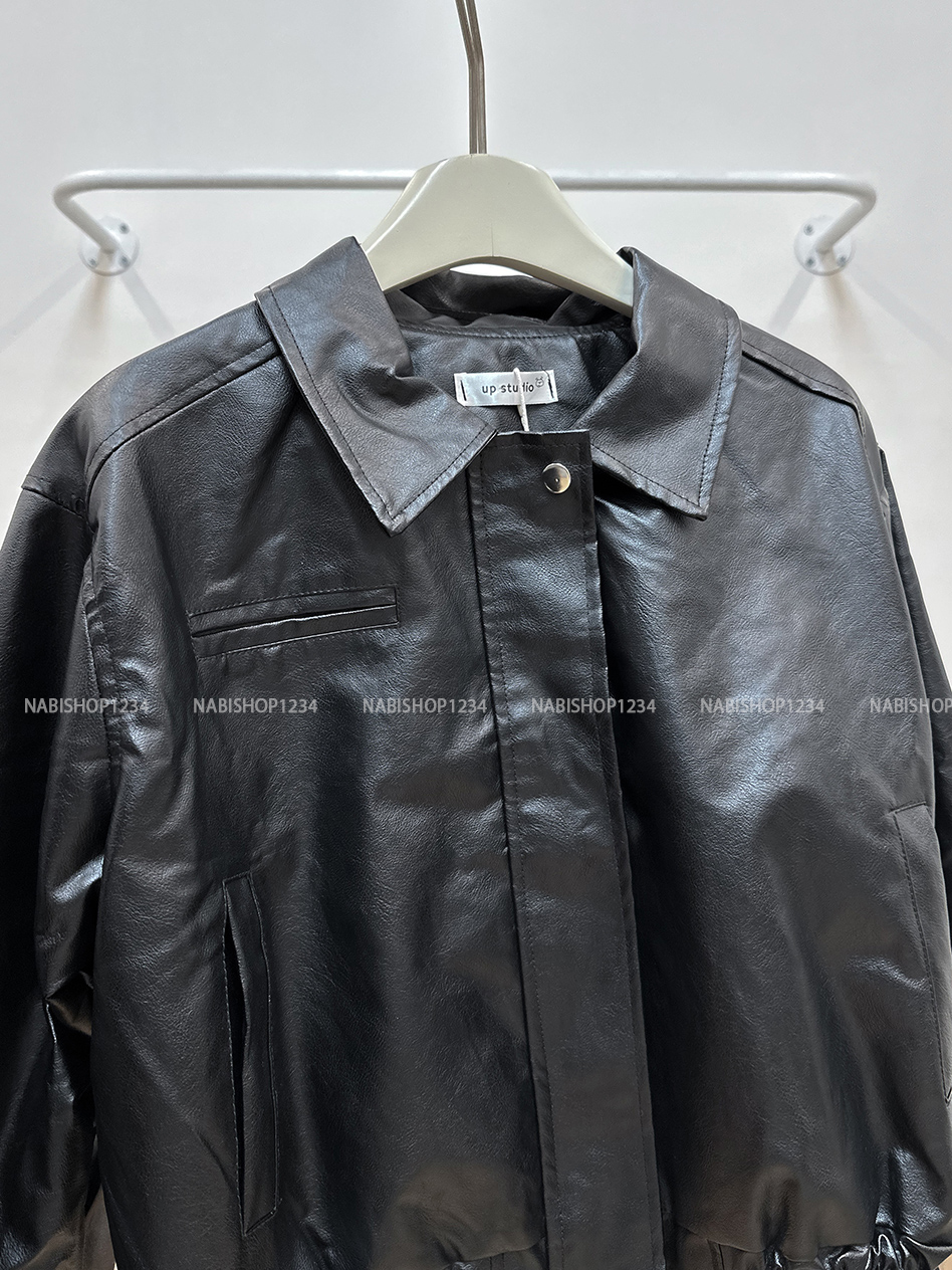 Áo Khoác Số 324-C Da Lửng Bo Chun