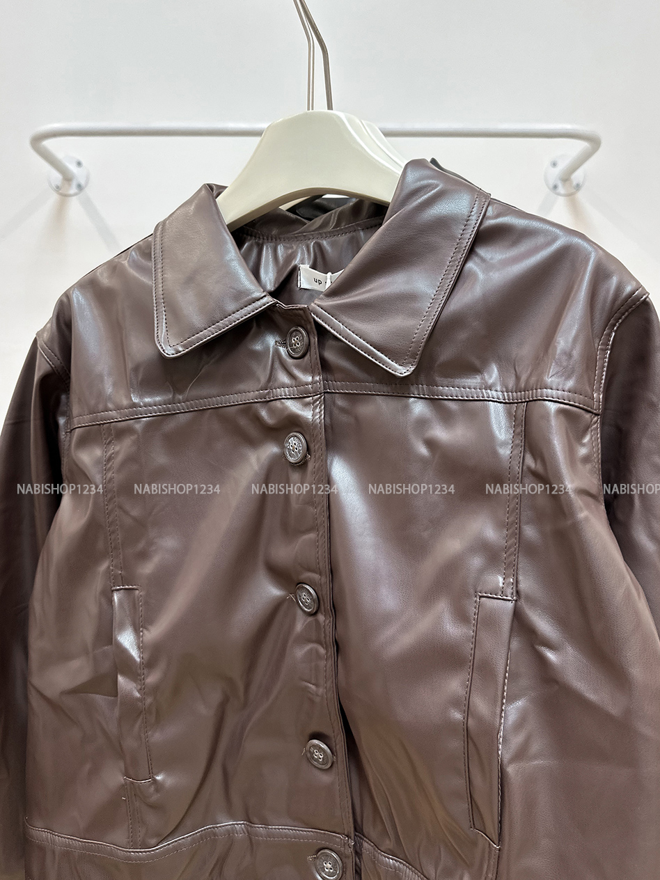 Áo Khoác Số 325-C Da Mềm Khuy Cài