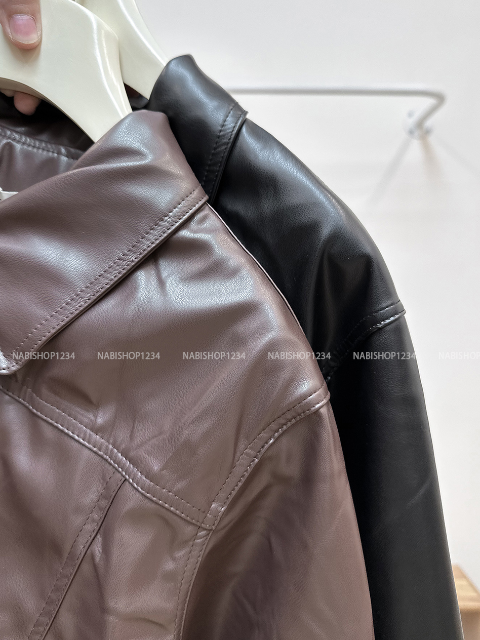 Áo Khoác Số 325-C Da Mềm Khuy Cài