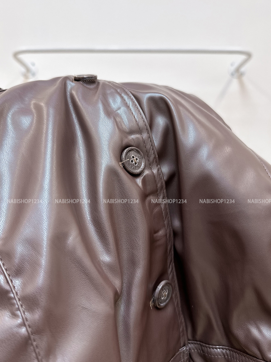 Áo Khoác Số 325-C Da Mềm Khuy Cài