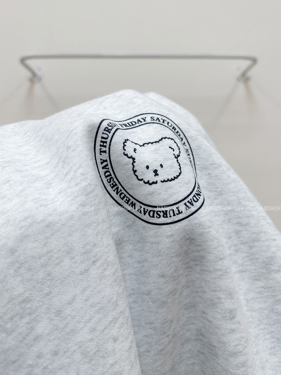 Áo Khoác Số 333-D Sweater Gấu 2 Mặt