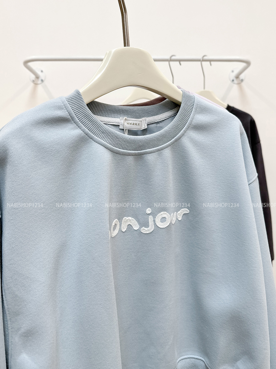 Áo Khoác Số 336-D Sweater Lửng Bonjour