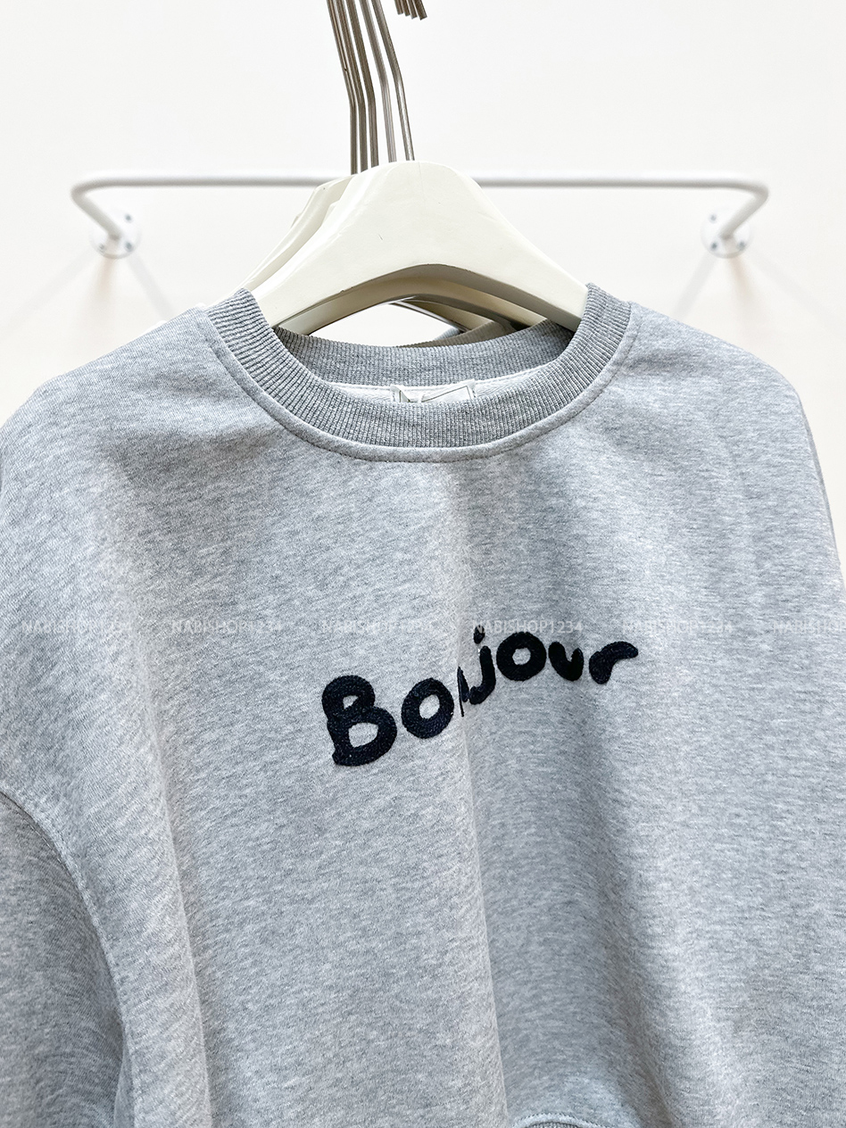 Áo Khoác Số 336-D Sweater Lửng Bonjour