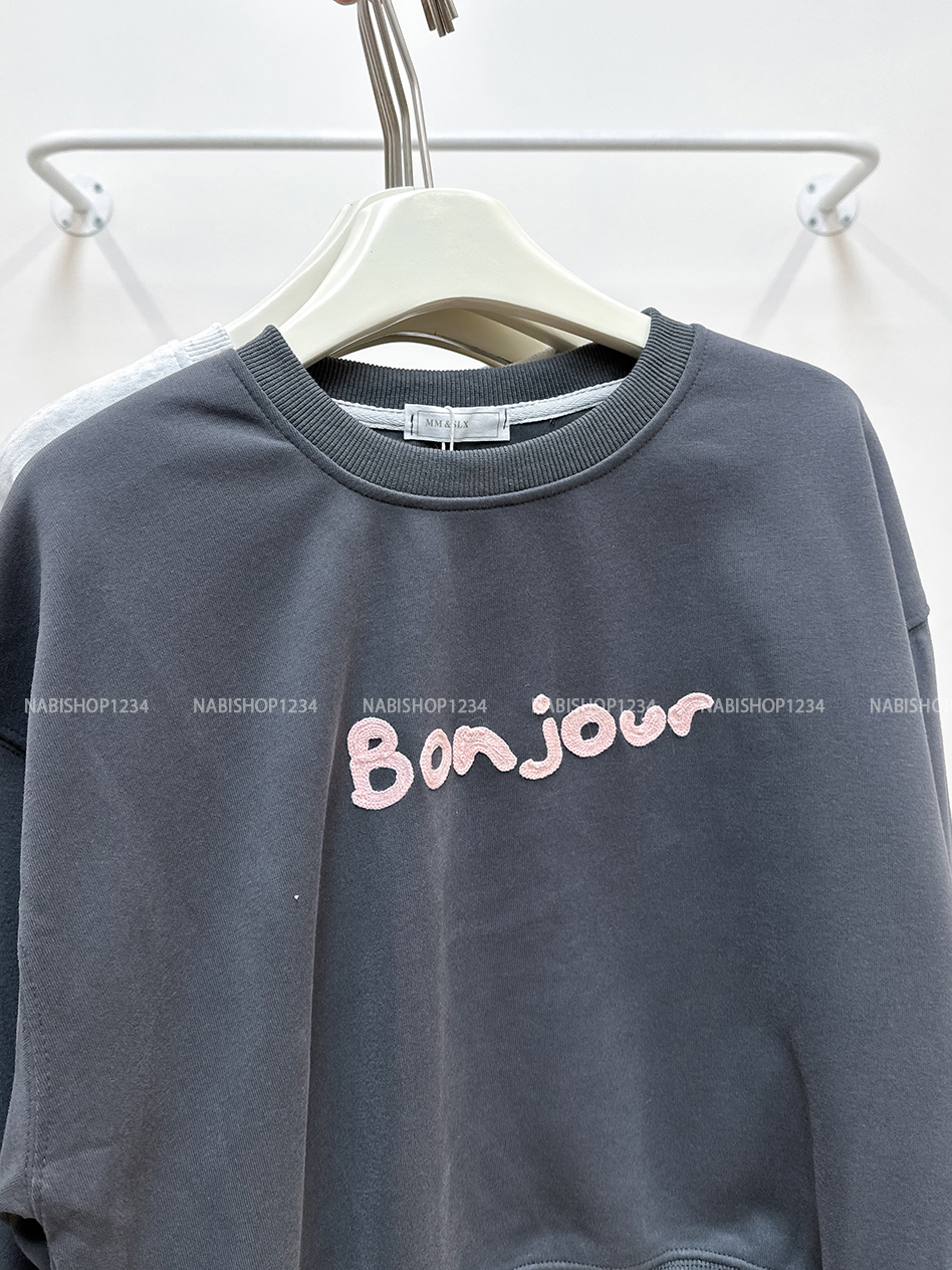 Áo Khoác Số 336-D Sweater Lửng Bonjour
