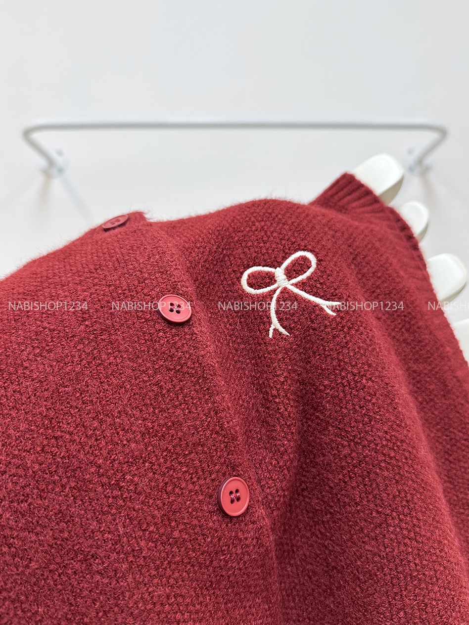 Áo Khoác Số 344-A Gile Thêu Nơ