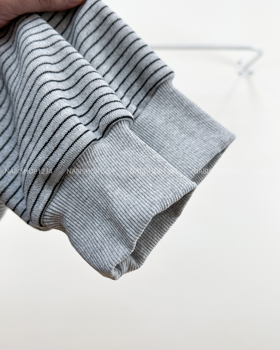 Áo Khoác Số 350-M 3676 Sweater Polo Kẻ Alo