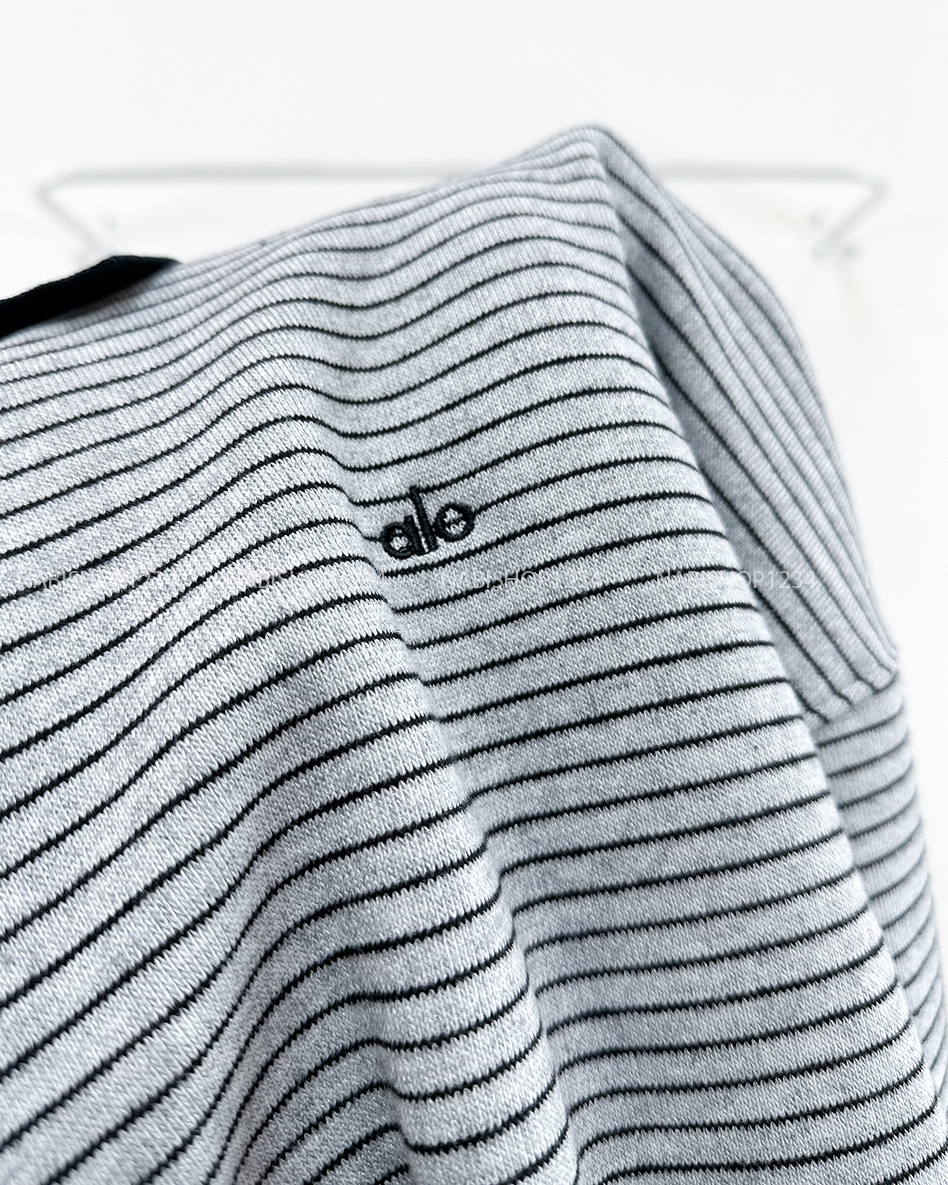 Áo Khoác Số 350-M 3676 Sweater Polo Kẻ Alo