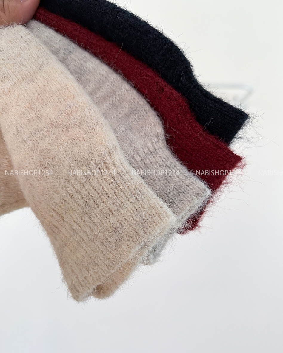 Áo Khoác Số 354-D Cardigan Cổ Bẻ Thêu Hoa