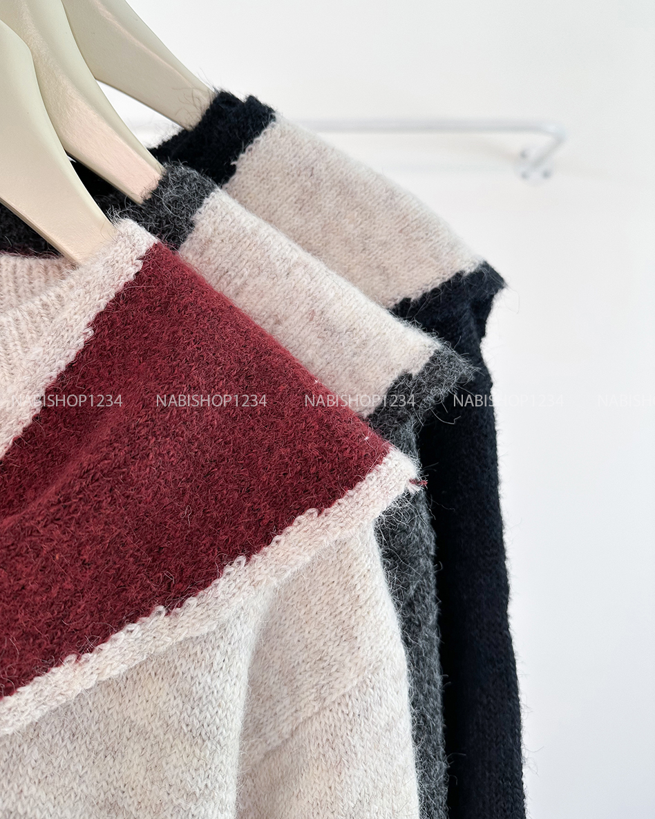 (G30K) Áo Khoác Số 358-D Cardigan Nút Tim + Khăn Choàng