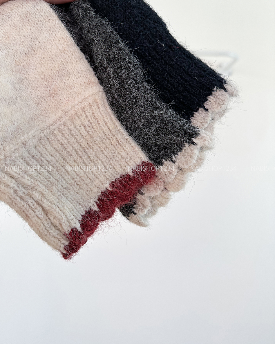 (G30K) Áo Khoác Số 358-D Cardigan Nút Tim + Khăn Choàng