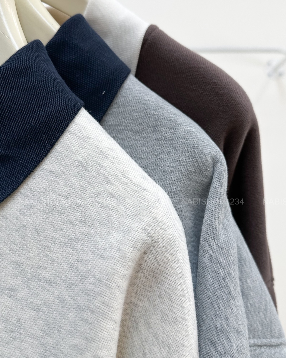 (G30K) Áo Khoác Số 363-D 1808 Sweater Polo Thêu Hoa