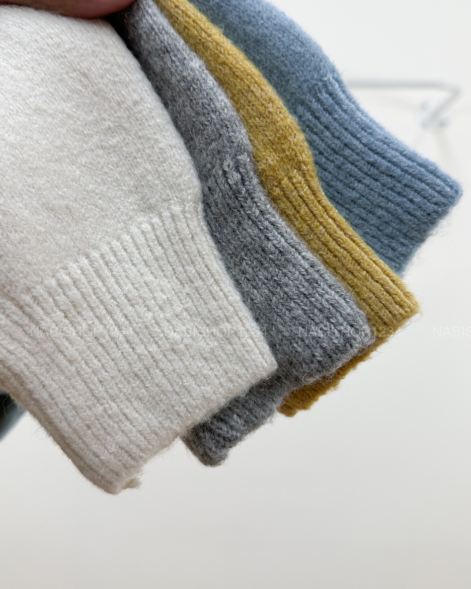 (G30K) Áo Khoác Số 366-D Cardigan Thêu Hoa Cổ Nơ