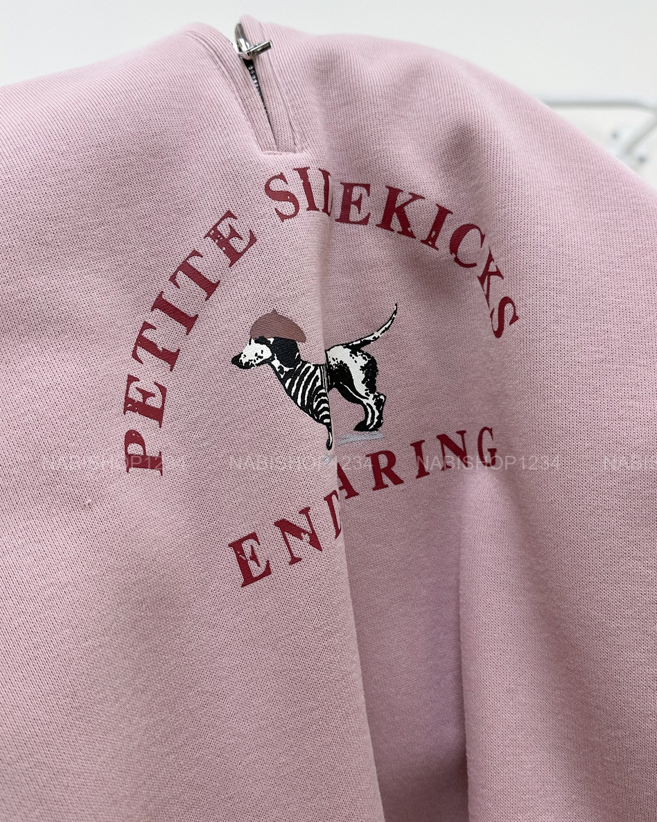 Áo Khoác Số 367-D Sweater Polo Dây Kéo Cún