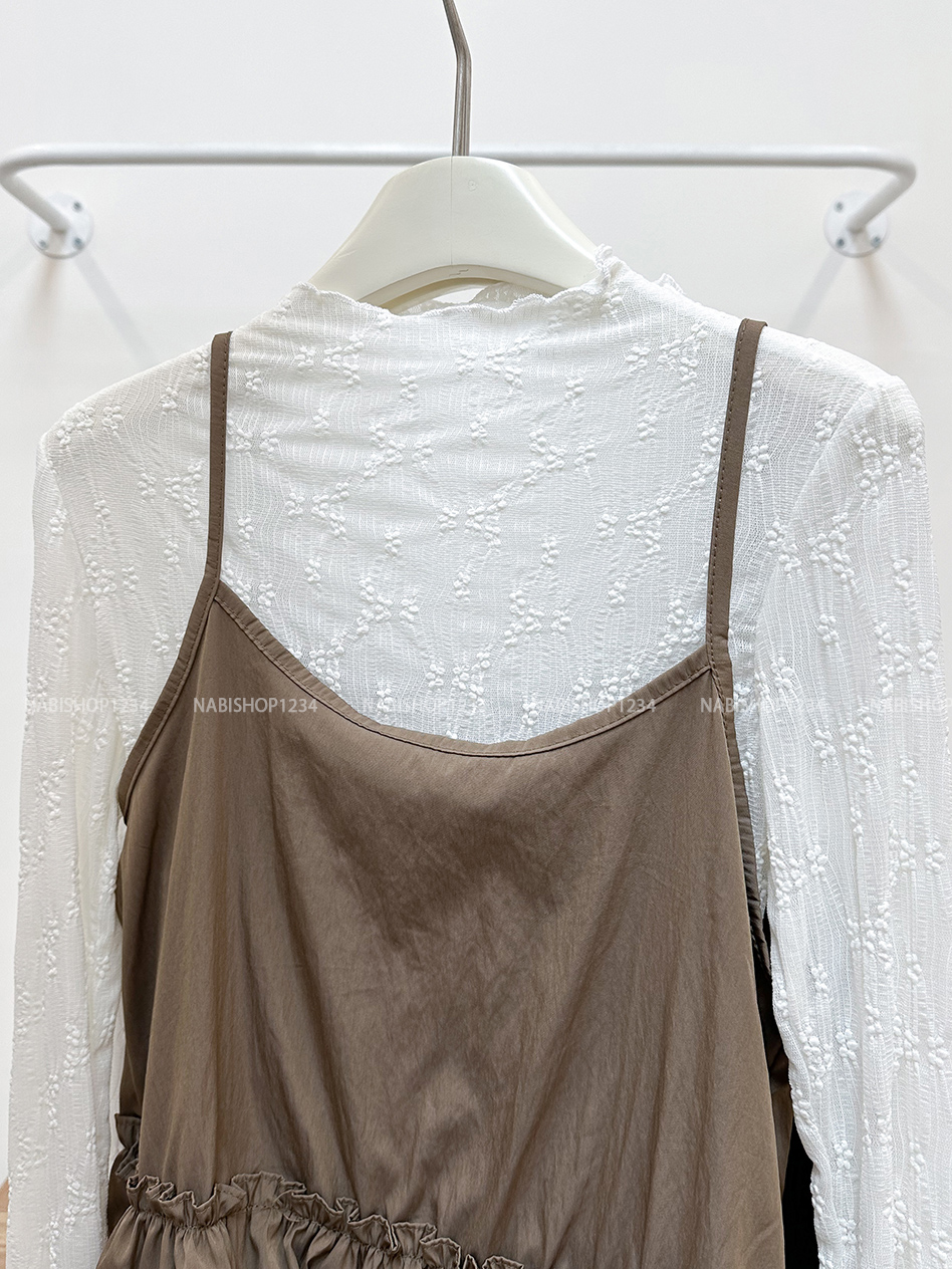 (DEAL) Áo Kiểu Số 316-C Set TD Hoa Nổi+2s