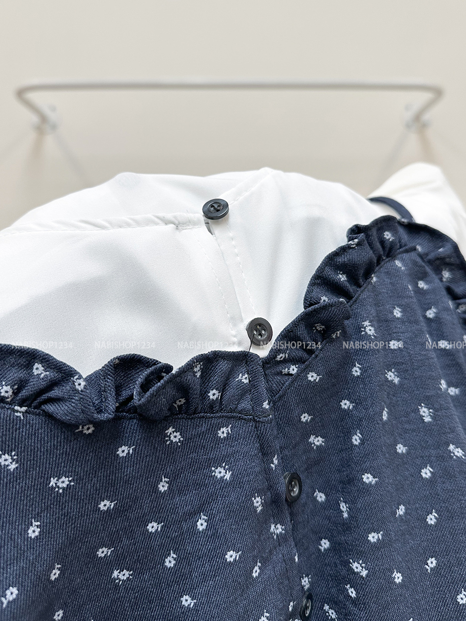 (DEAL) Áo Kiểu Số 317-C BBD Phối 2S Hoa