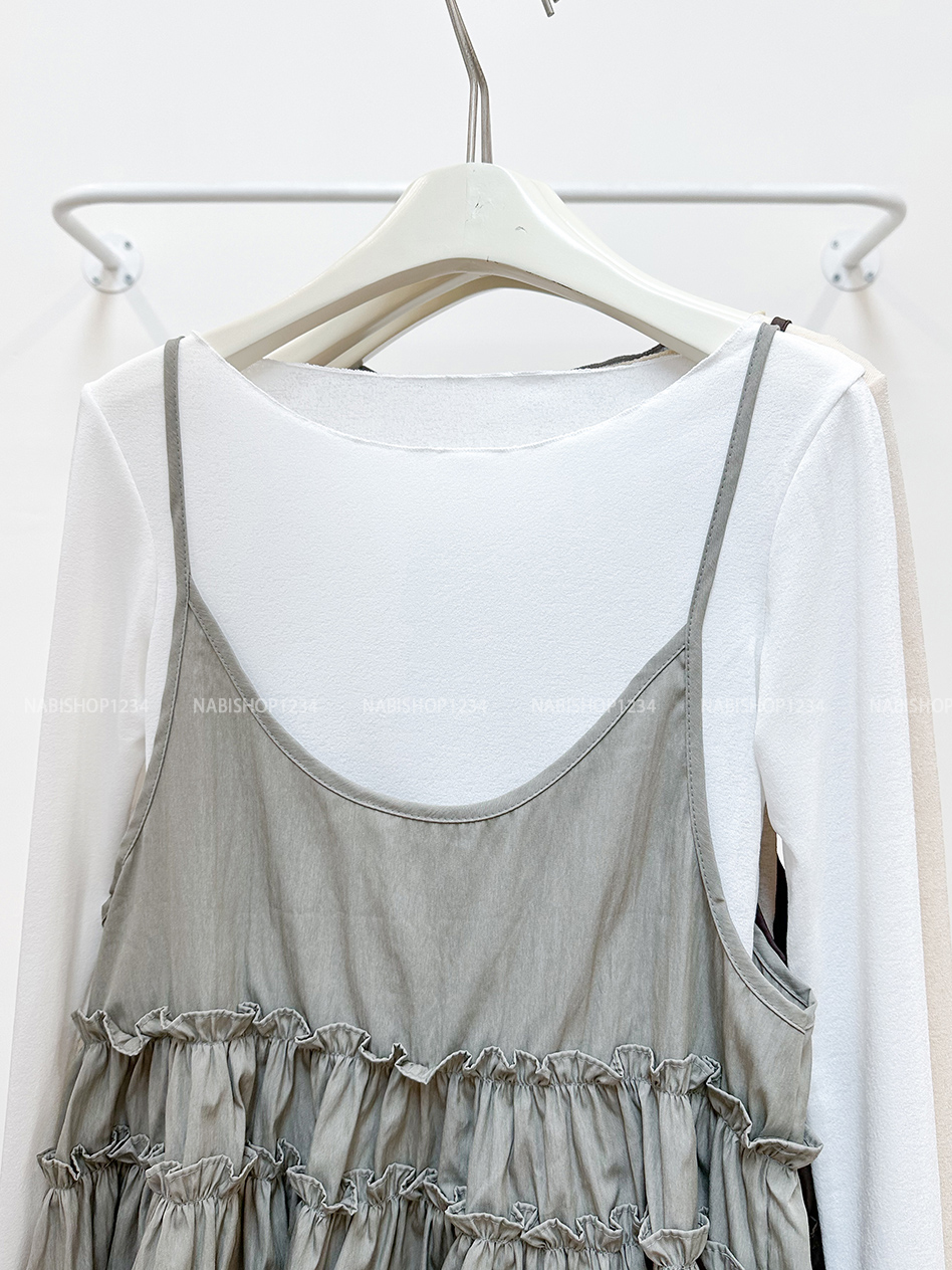 (DEAL) Áo Kiểu Số 318-C Set TD + 2S Bèo Tầng