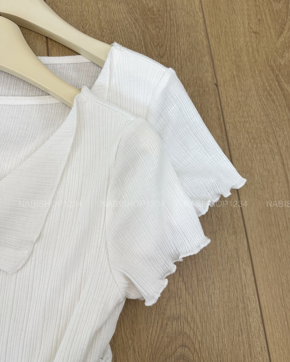 Áo Kiểu Số 340-M TN Cổ Bẻ Nhún Eo